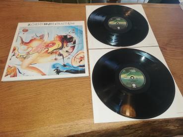 Dire Straits Live Alchemy 1984 Vertigo 818243-1Q Doppel LP Holländische Pressung VG+/VG+